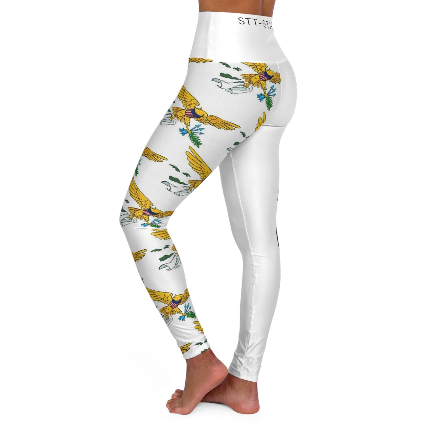 CARIBBEAN COLLECTION USVI MORPH BIRD USVI Yoga Leggings (AOP)